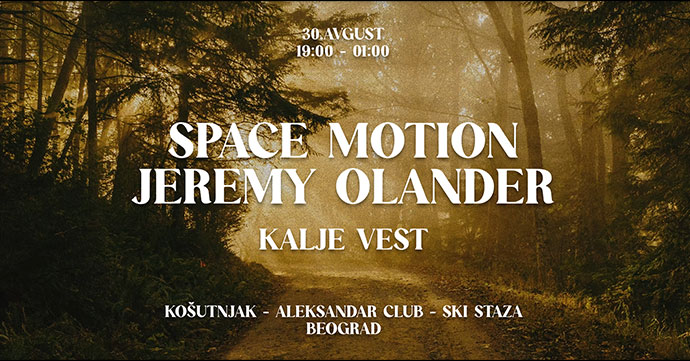 Infuse Premium događaj na kome će gostovati Jeremy Olander 30. avgusta 2025. godine na Košutnjaku.