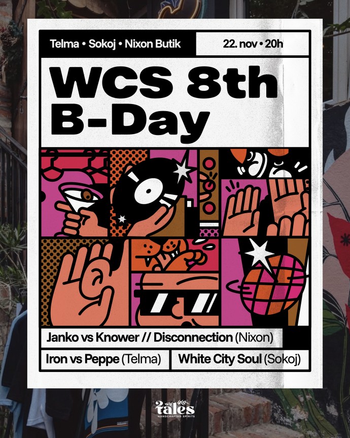 Nixon butik, Telma restoran i Sokoj klub - WCS kolektiv rodjendan 2025