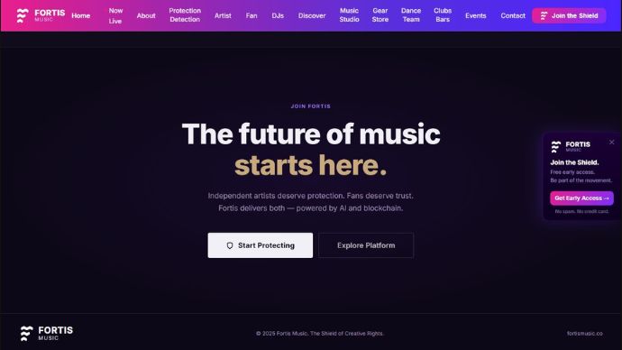 Fortis Music The Future Of Music Starts Here.