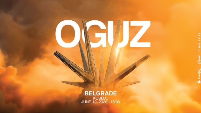 Oguz će nastupiti na TIME:LESS i Lovefest Raw događaju na Kosmaju 19. juna 2026. godine.