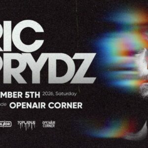 Eric Prydz će nastupiti u OpenAir Corneru u Luci Beograd 05. septembra 2026. godine.