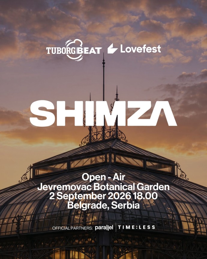 Tuborg Beat x Lovefest - SHIMZA Botanička Bašta Beograd Srbija 2026